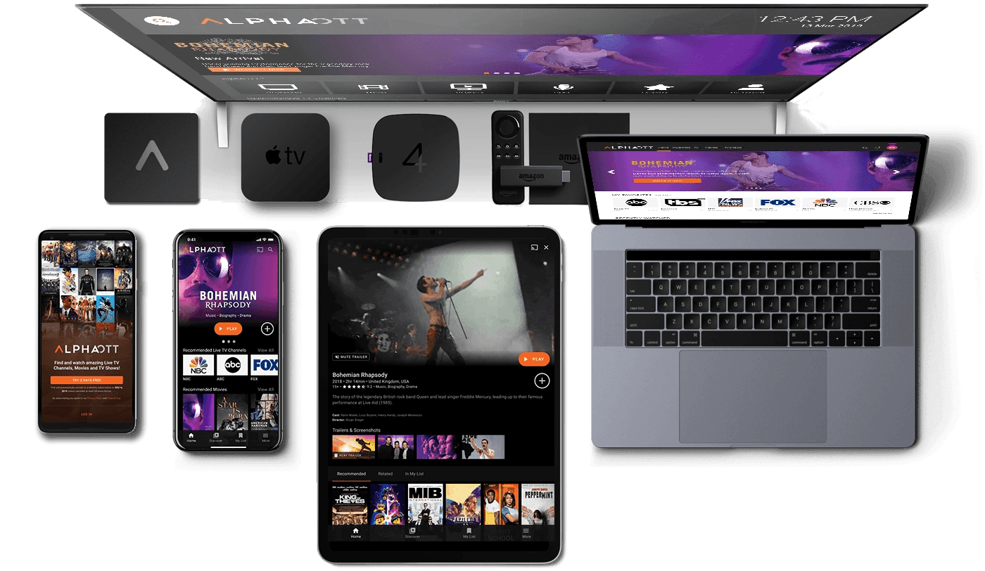 Bästa IPTV Sverige – streama IPTV på alla enheter: Smart TV, mobil, surfplatta och laptop